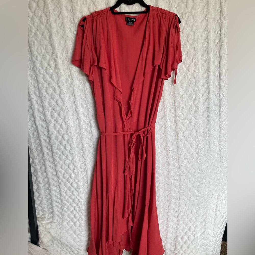 City Chic Wrap Dress - 14